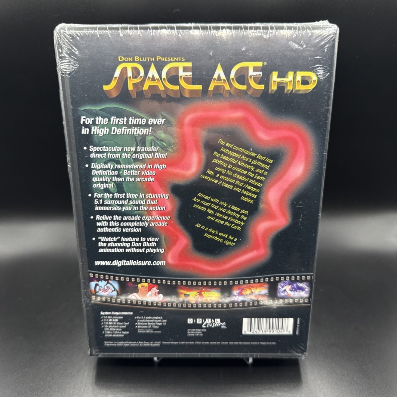 Original Space Ace HD Sealed Box PC CD-ROM Game - RARE!