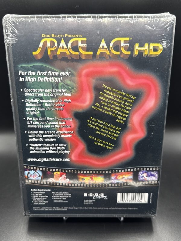 Original Space Ace HD Sealed Box PC CD-ROM Game - RARE!