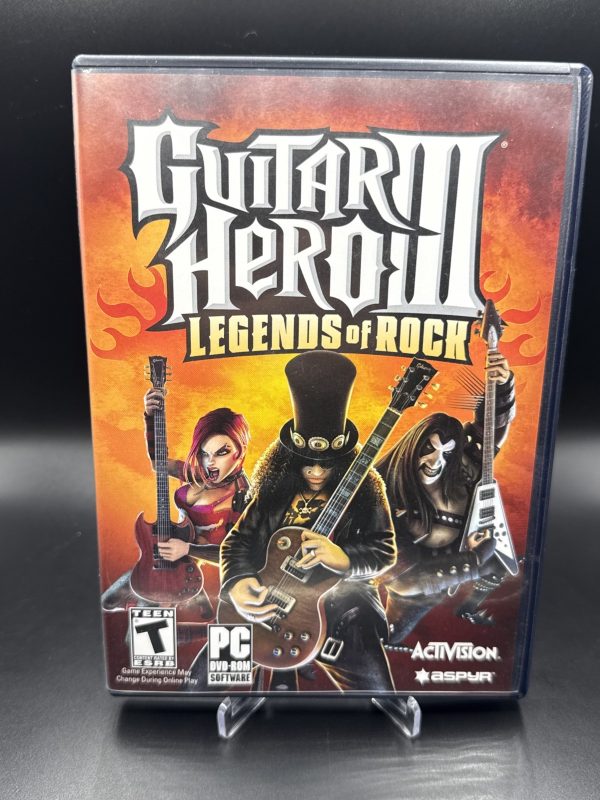 New Guitar Hero lll 3: Legends of Rock PC Complete w/ Manual CIB Mint