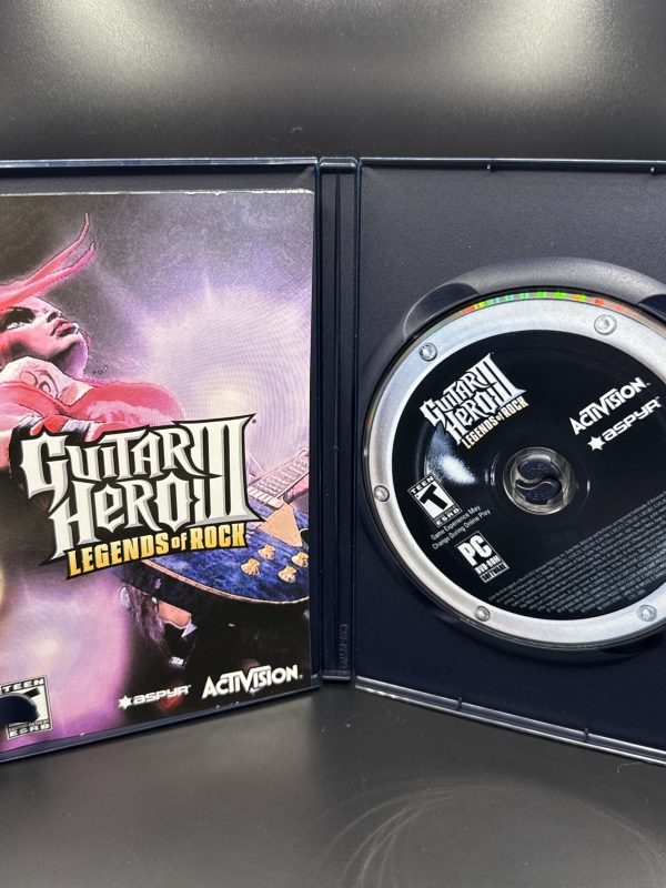 New Guitar Hero lll 3: Legends of Rock PC Complete w/ Manual CIB Mint