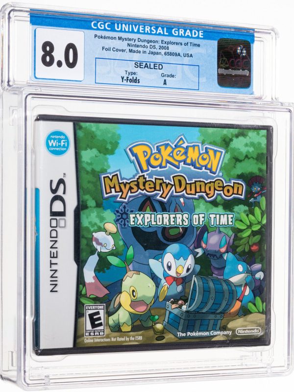 Pokemon Mystery Dungeon: Explorers of Time Nintendo DS New Sealed CGC 8.0 A