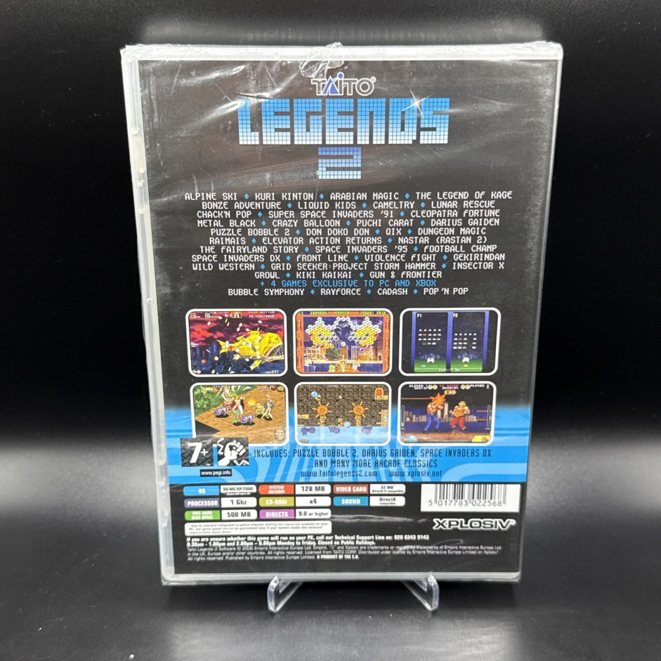 TAITO LEGENDS 2 PC Game NEW & Sealed (Works In The US) REGION FREE PC CD-ROM