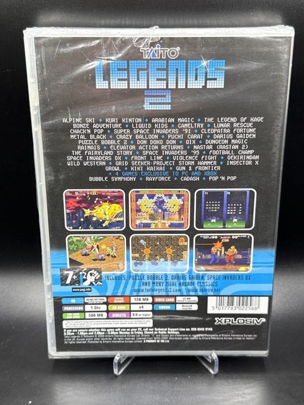 TAITO LEGENDS 2 PC Game NEW & Sealed (Works In The US) REGION FREE PC CD-ROM