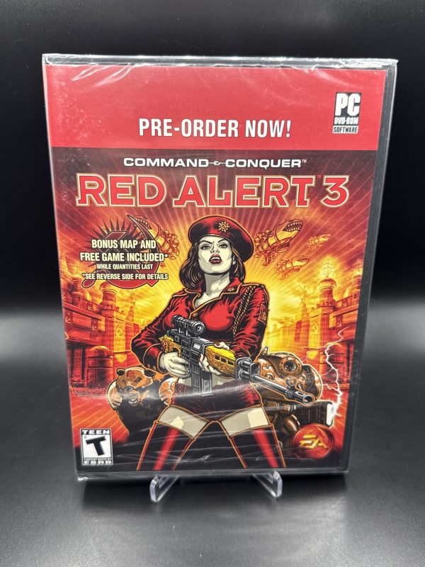 Red Alert 3 GameStop Exclusive Map Free Game Included PC Dvd-Rom Software NEW
