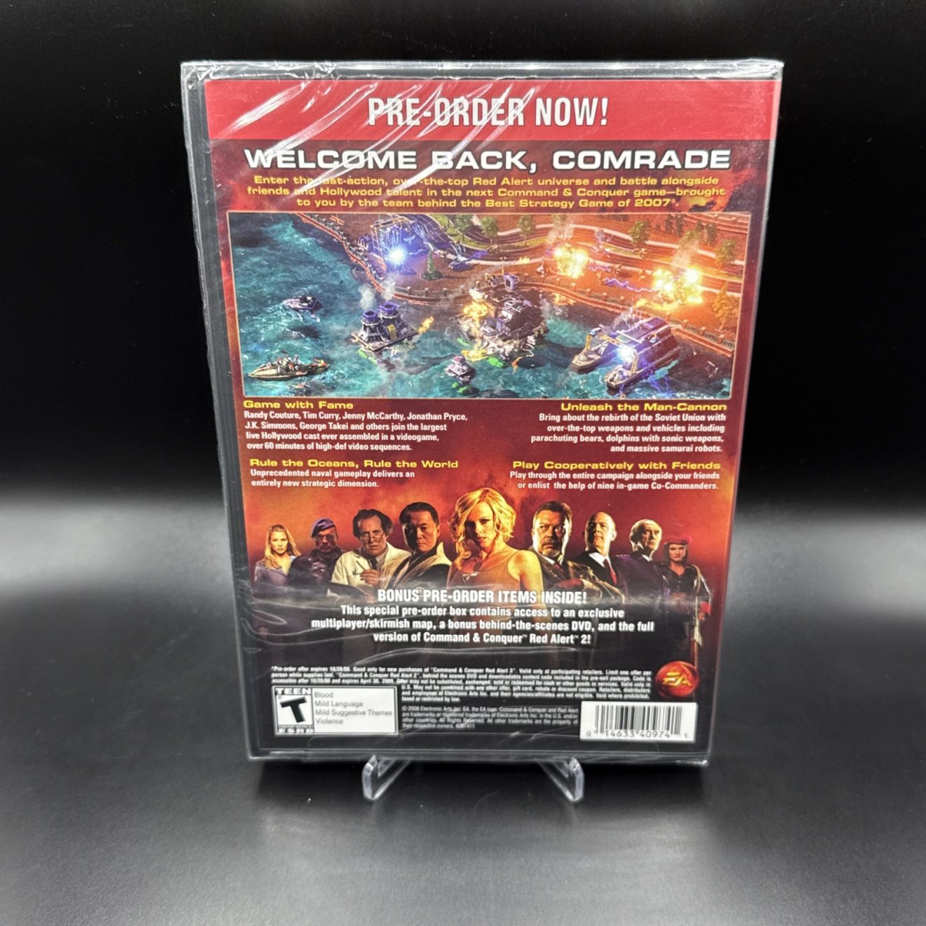 Red Alert 3 GameStop Exclusive Map Free Game Included PC Dvd-Rom Software NEW