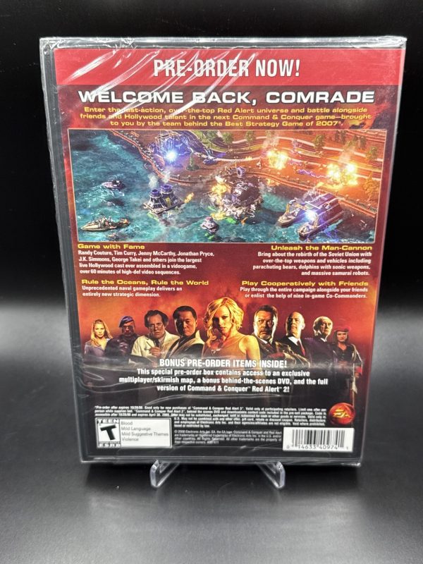Red Alert 3 GameStop Exclusive Map Free Game Included PC Dvd-Rom Software NEW