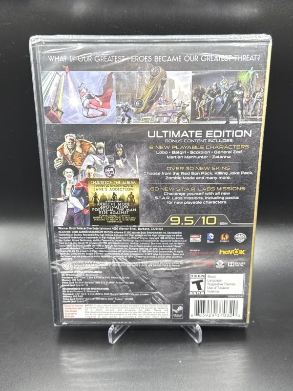 Injustice: Gods Among Us Ultimate Edition PC 2013 New PC Game Brand New Sealed