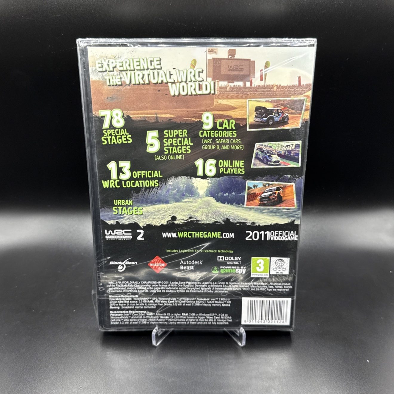 WRC 2 - World Rally Championship - PC DVD-ROM - Brand New Sealed