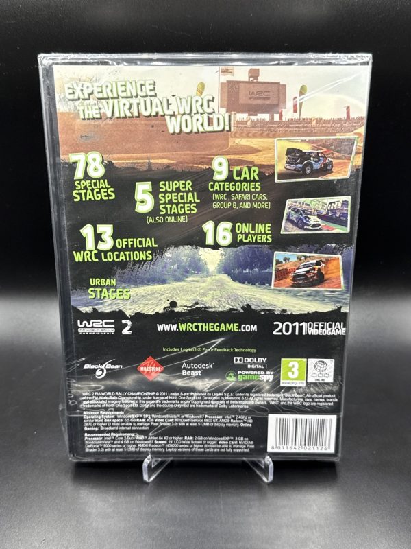 WRC 2 - World Rally Championship - PC DVD-ROM - Brand New Sealed