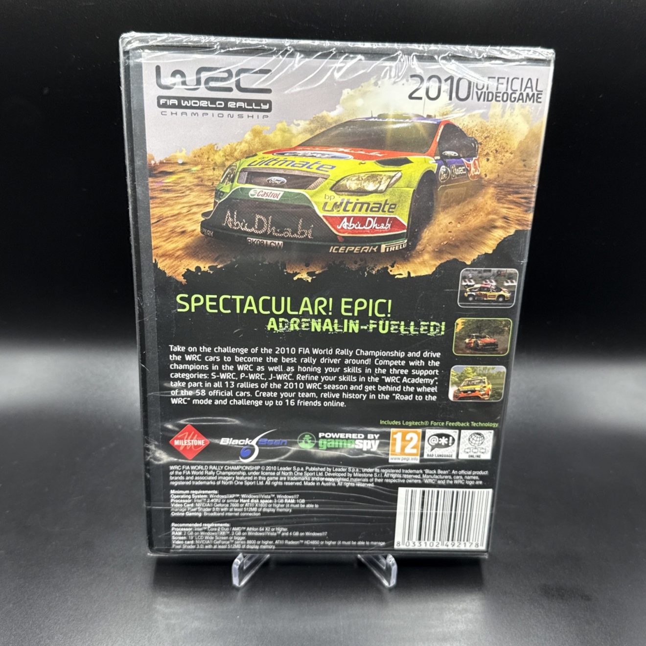 WRC FIA World Rally Championship PC DVD-ROM NEW Factory Sealed