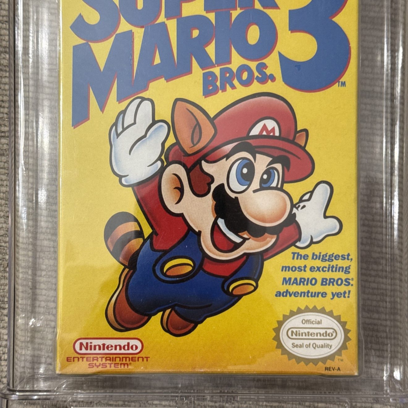 Super Mario Bros. 3 (Nintendo NES, 1990) Right Bros WATA Graded 9.4 CIB POP 2