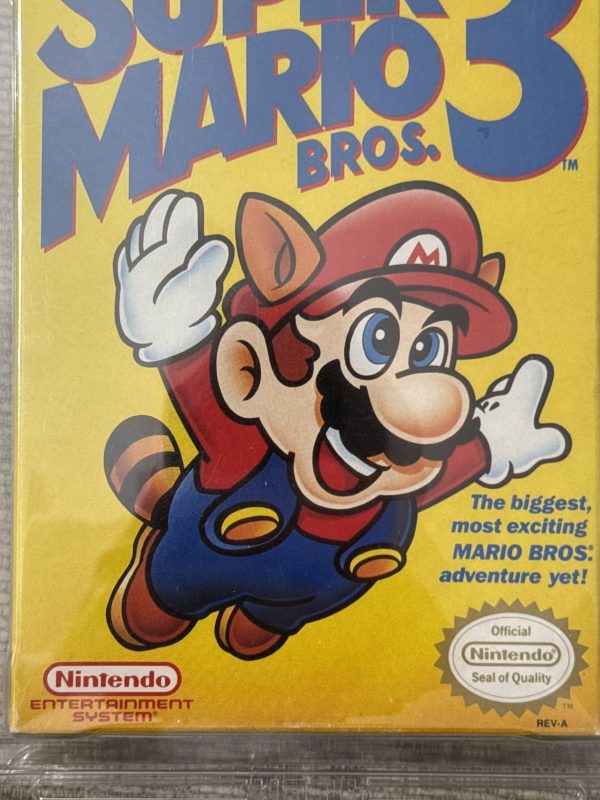 Super Mario Bros. 3 (Nintendo NES, 1990) Right Bros WATA Graded 9.4 CIB POP 2