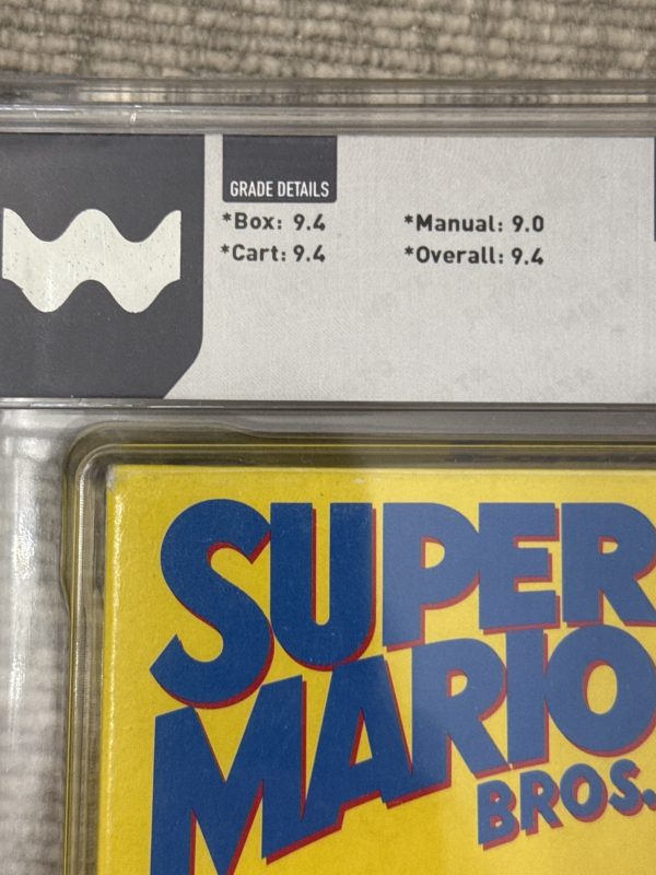 Super Mario Bros. 3 (Nintendo NES, 1990) Right Bros WATA Graded 9.4 CIB POP 2