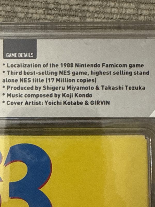 Super Mario Bros. 3 (Nintendo NES, 1990) Right Bros WATA Graded 9.4 CIB POP 2