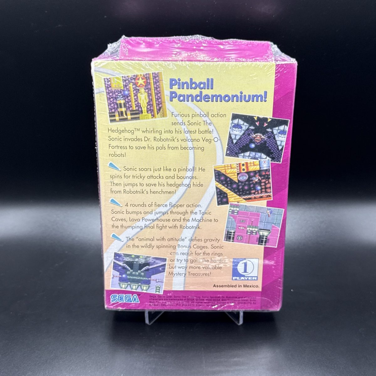 Sonic Spinball Sega Game Gear Factory Sealed Brand New Authentic NIB