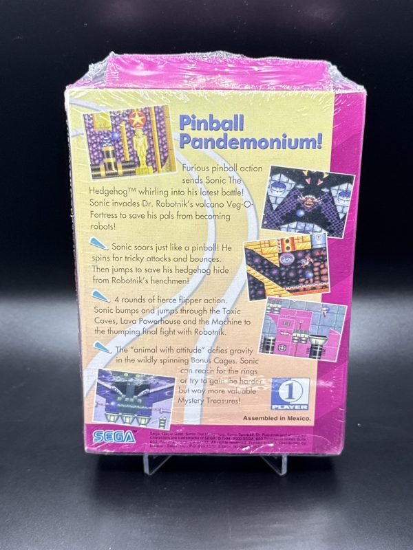 Sonic Spinball Sega Game Gear Factory Sealed Brand New Authentic NIB