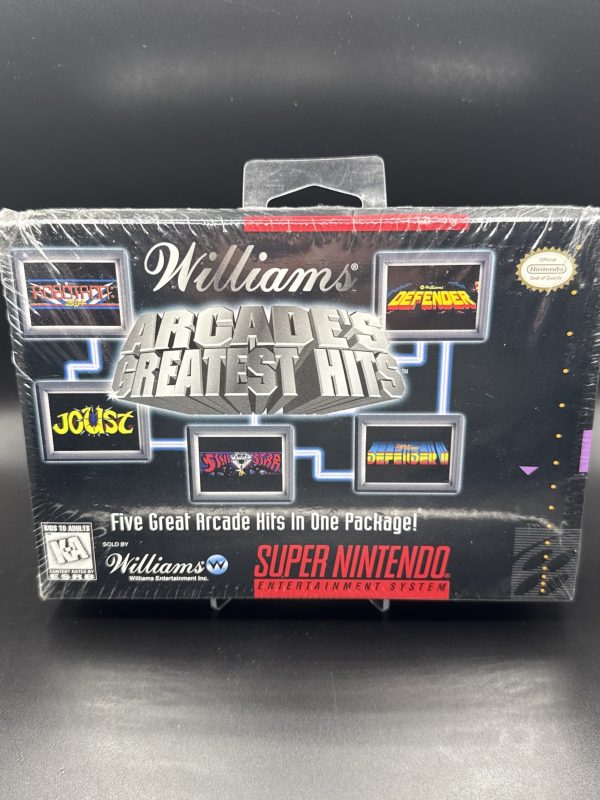 Williams Arcade's Hits (Super Nintendo SNES) NEW in Box Factory Sealed