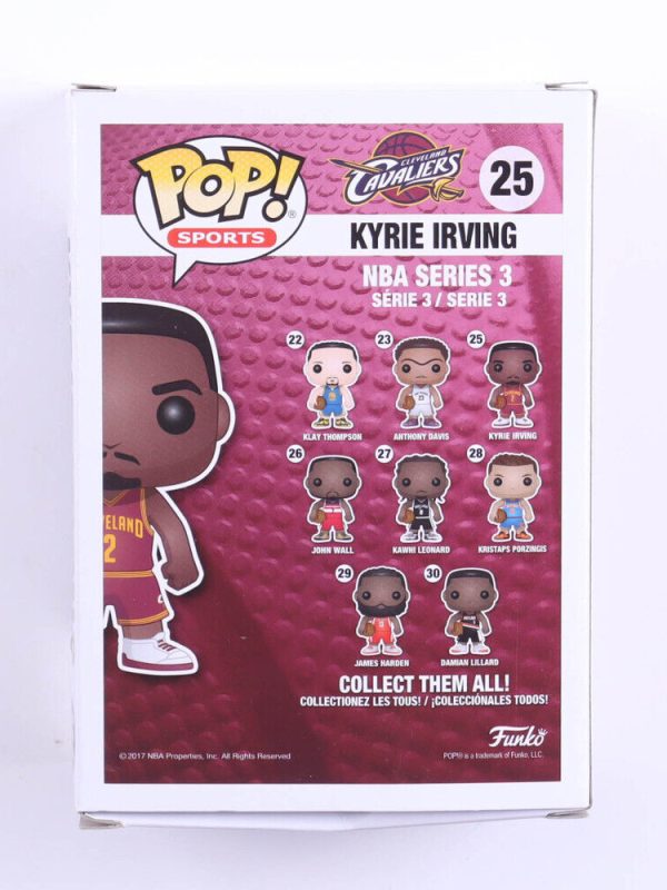 KYRIE IRVING Signed Cavs Funko Pop #25 BAS Beckett COA Autograph