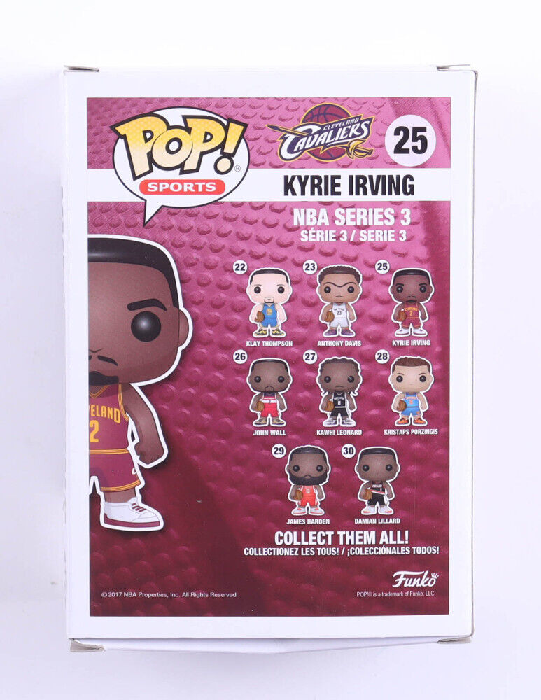 KYRIE IRVING Signed Cavs Funko Pop #25 BAS Beckett COA Autograph