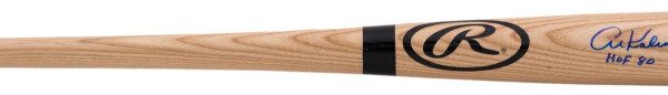 Al Kaline Detroit Tigers Signed Rawlings Baseball Bat HOF 80 Inscribed PSA/DNA