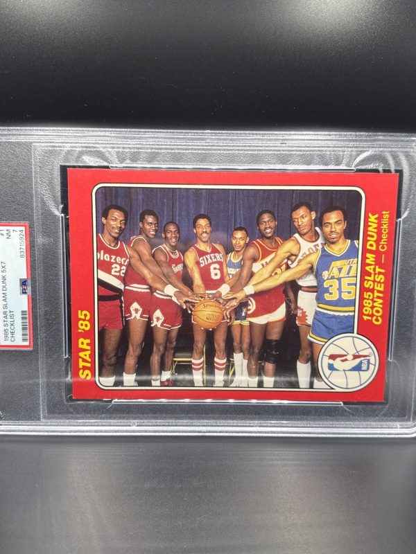 1985 Star Slam Dunk Supers 5x7 Compete Set All PSA GRADED Michael Jordan ROOKIE