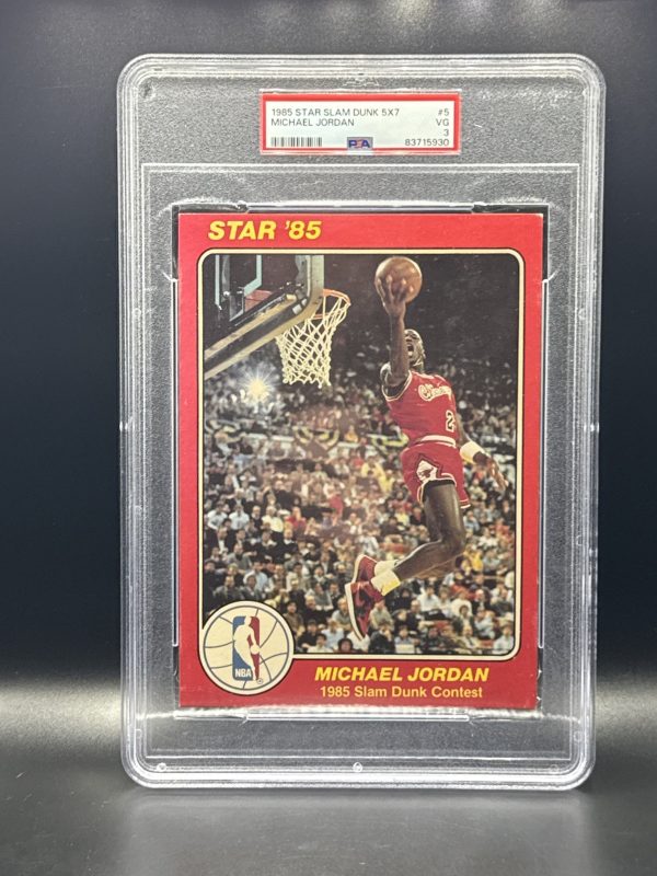 1985 Star Slam Dunk Supers 5x7 Compete Set All PSA GRADED Michael Jordan ROOKIE