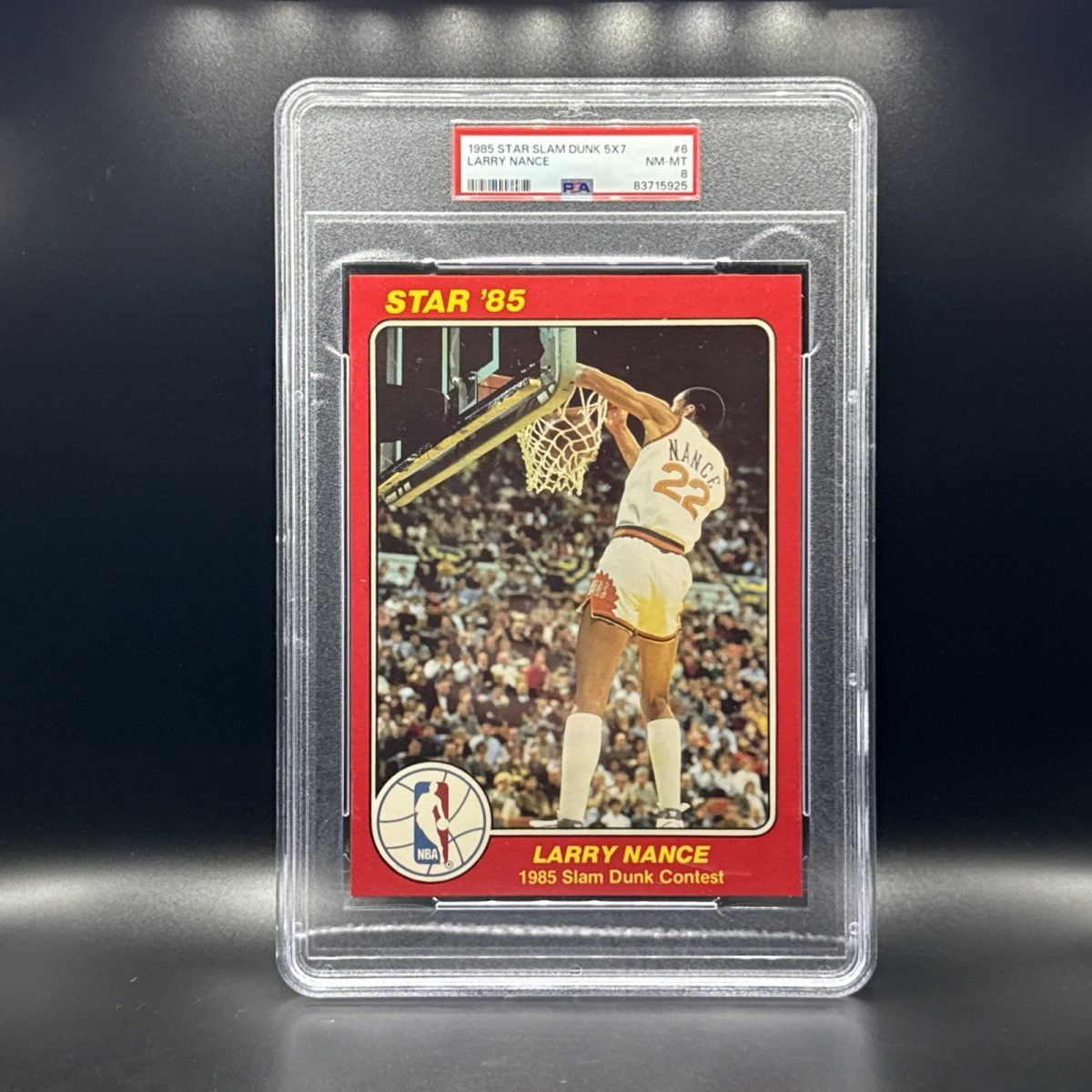 1985 Star Slam Dunk Supers 5x7 Compete Set All PSA GRADED Michael Jordan ROOKIE