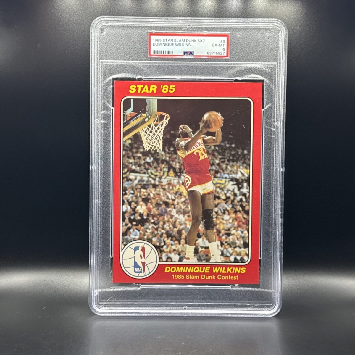 1985 Star Slam Dunk Supers 5x7 Compete Set All PSA GRADED Michael Jordan ROOKIE