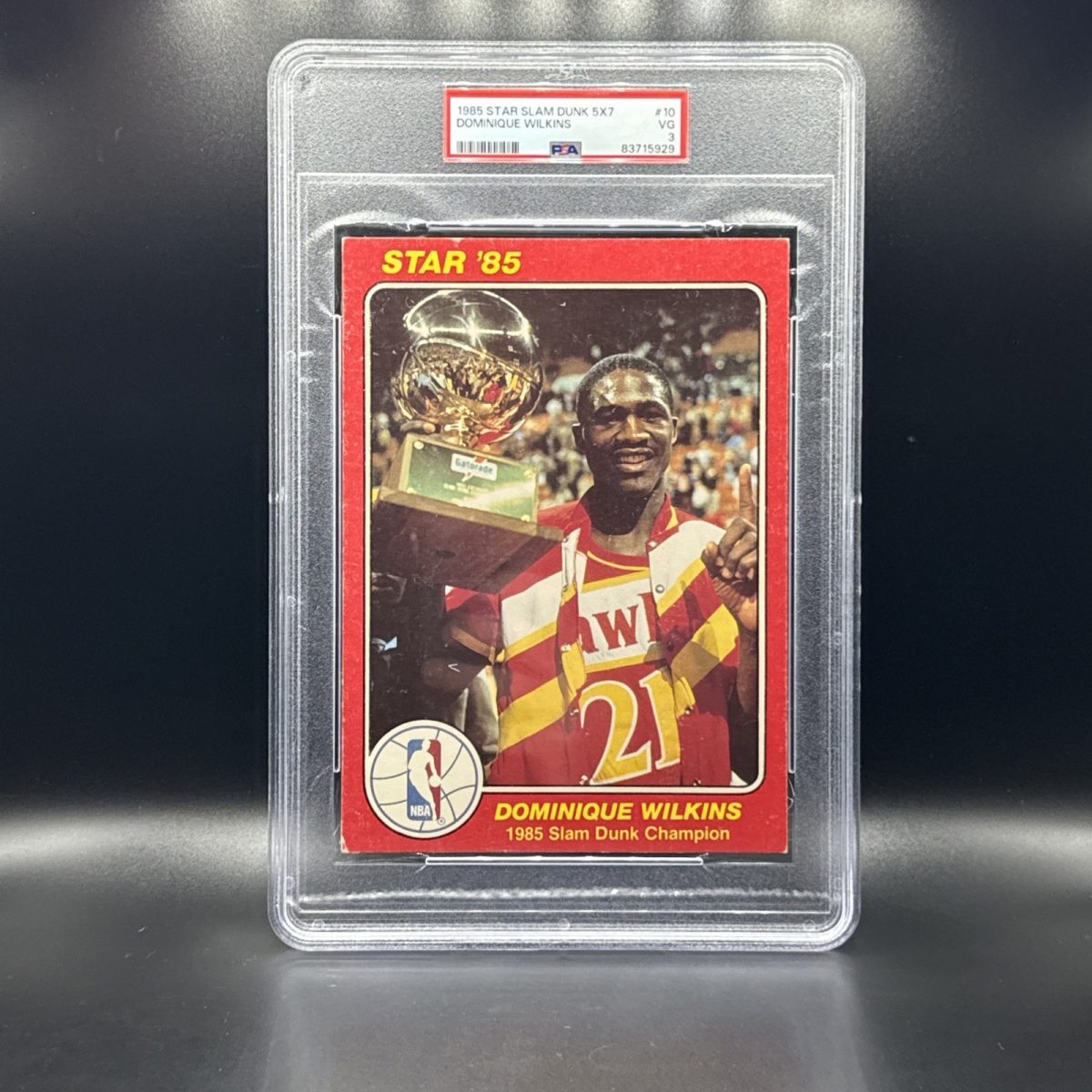 1985 Star Slam Dunk Supers 5x7 Compete Set All PSA GRADED Michael Jordan ROOKIE