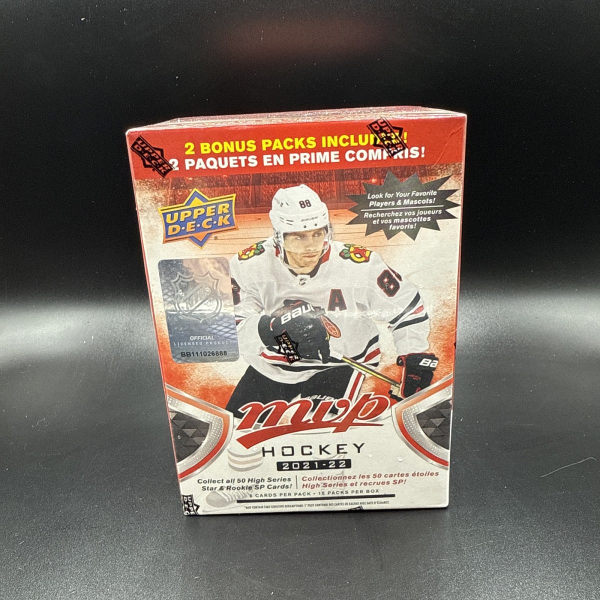 2021-2022 Upper Deck MVP Hockey NHL Trading Card Blaster Box New Free Ship