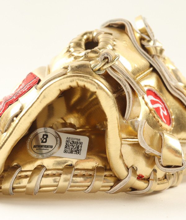 Albert Pujols Cardinals Signed Autographed Rawlings Mini Gold Glove Beckett COA