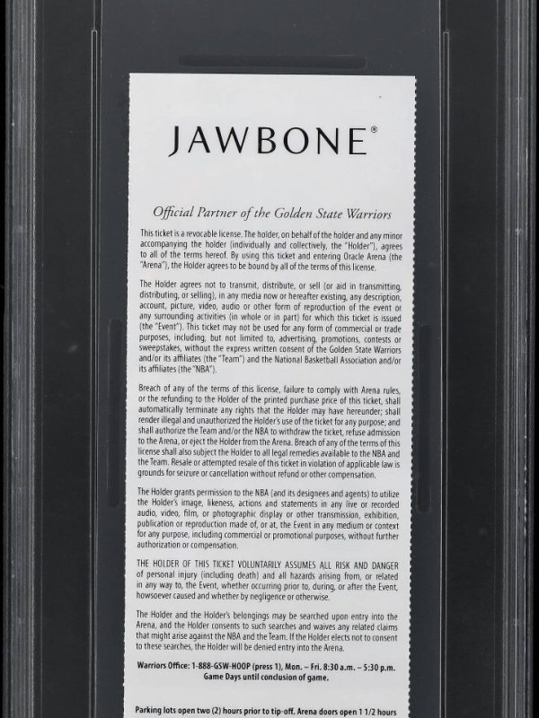 2013 LEBRON JAMES YOUNGEST TO 20,000 POINTS FULL TICKET STUB PSA 9 MINT!