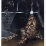 Carrie Fisher 8x10 Signed & Framed Original Star Wars Photo Lucas Beckett LOA