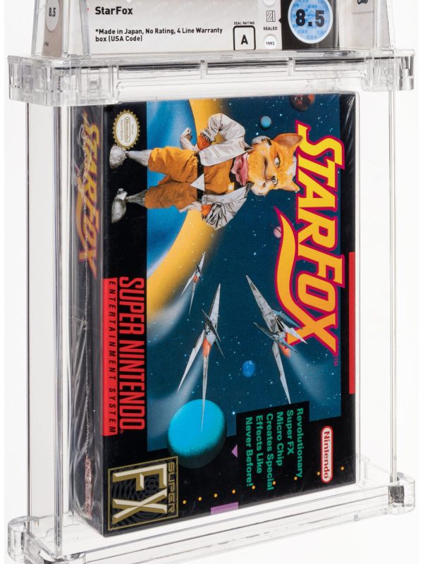WATA 8.5 A STAR FOX SUPER NINTENDO SNES New Sealed CGC VGA Rare 1993