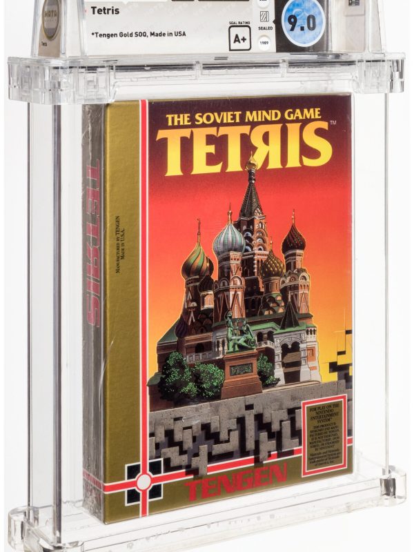 Tetris - Wata 9.0 A+ Sealed [Tengen Gold SOQ], NES Tengen 1989 USA RECALLED RARE
