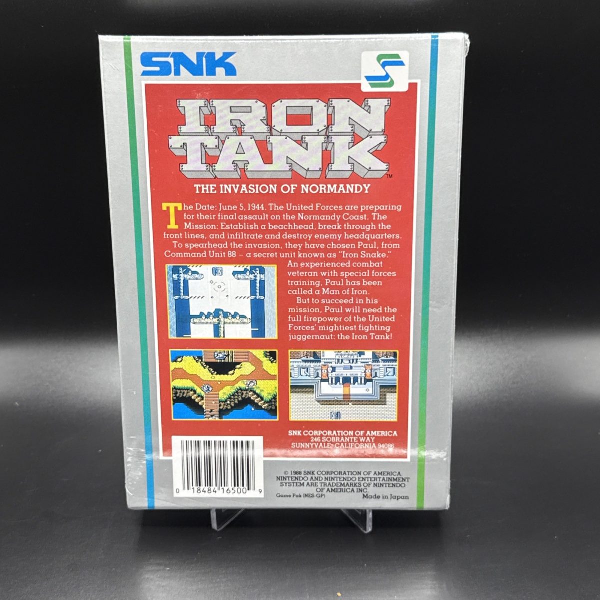 Iron Tank: The Invasion of Normandy (Nintendo, 1988) New Factory Sealed NES MINT