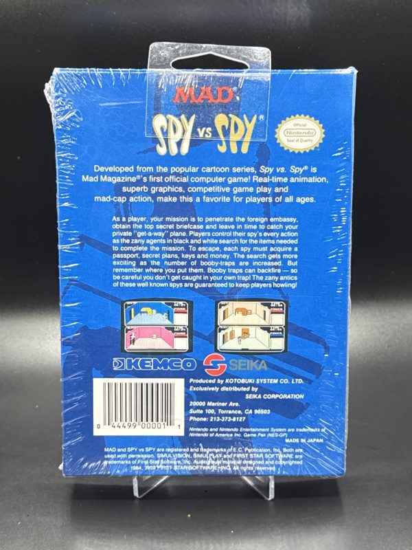 Spy Vs Spy Nintendo NES NEW Factory Sealed REV-A Mint
