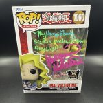 Megan Hollingshead YuGiOh Mai Valentine #1060 Exclusive Signed Funko COA W/ Case