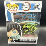Demon Slayer Muichiro Tokito Funko Pop Signed Inscribed by Griffin Burns COA