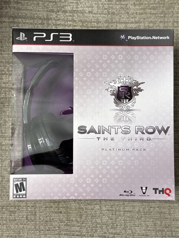 Saints Row: The Third - Platinum Pack Sony PlayStation 3, 2011 BRAND NEW SEALED