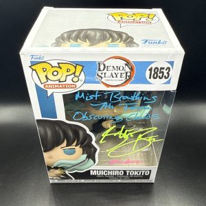 Demon Slayer Muichiro Tokito Funko Pop Signed Inscribed by Griffin Burns COA