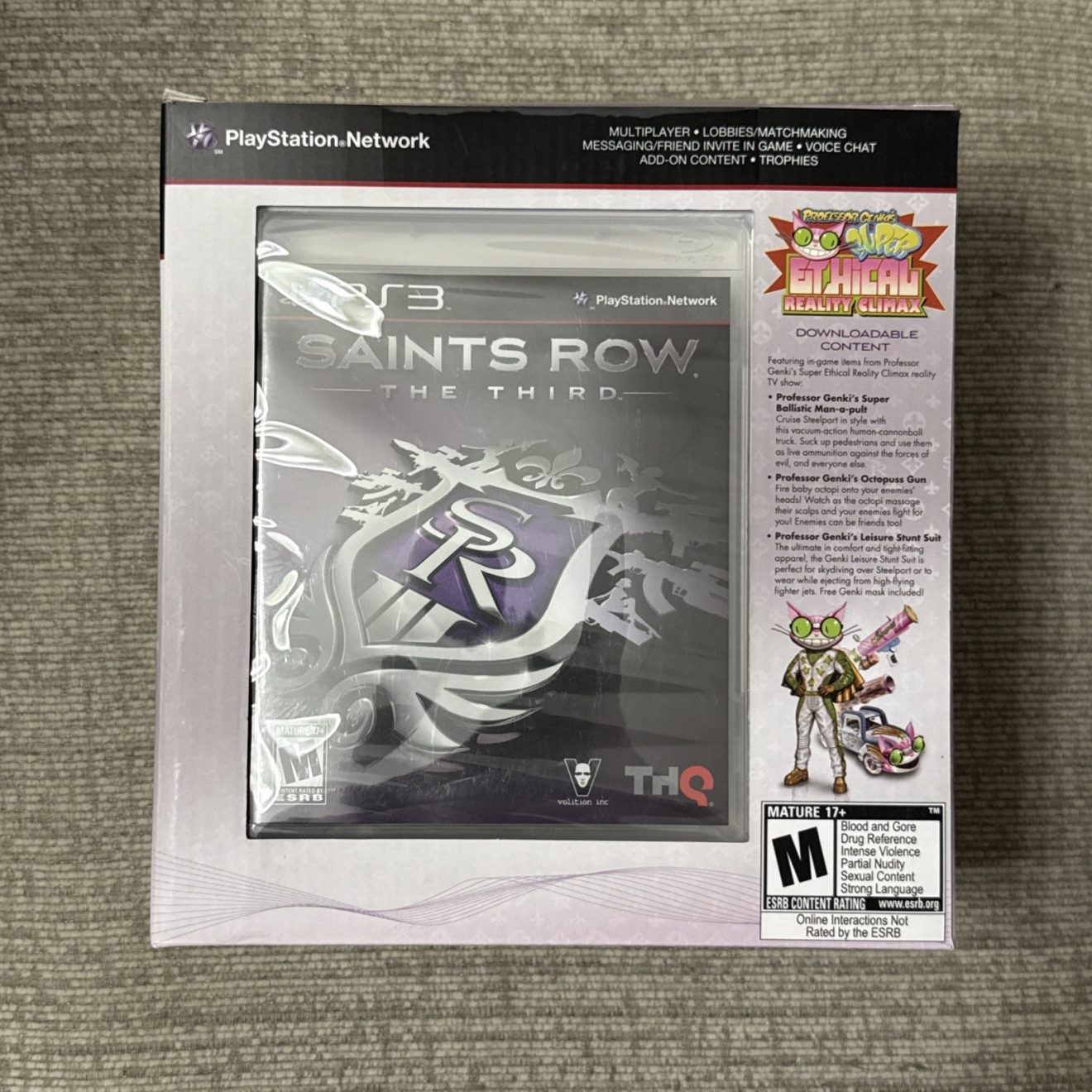 Saints Row: The Third - Platinum Pack Sony PlayStation 3, 2011 BRAND NEW SEALED