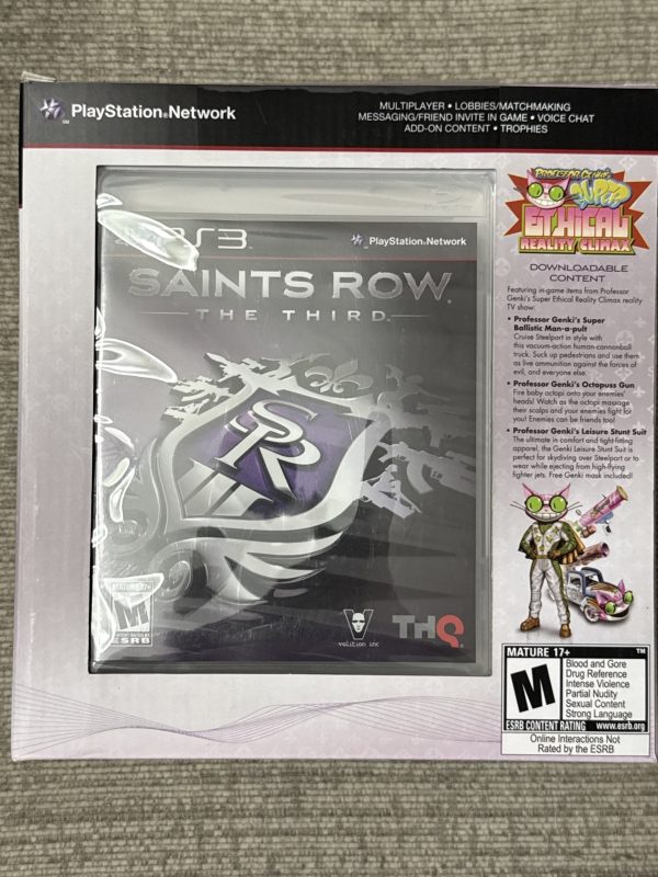 Saints Row: The Third - Platinum Pack Sony PlayStation 3, 2011 BRAND NEW SEALED