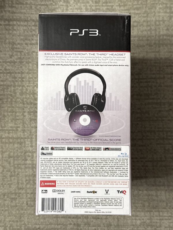 Saints Row: The Third - Platinum Pack Sony PlayStation 3, 2011 BRAND NEW SEALED