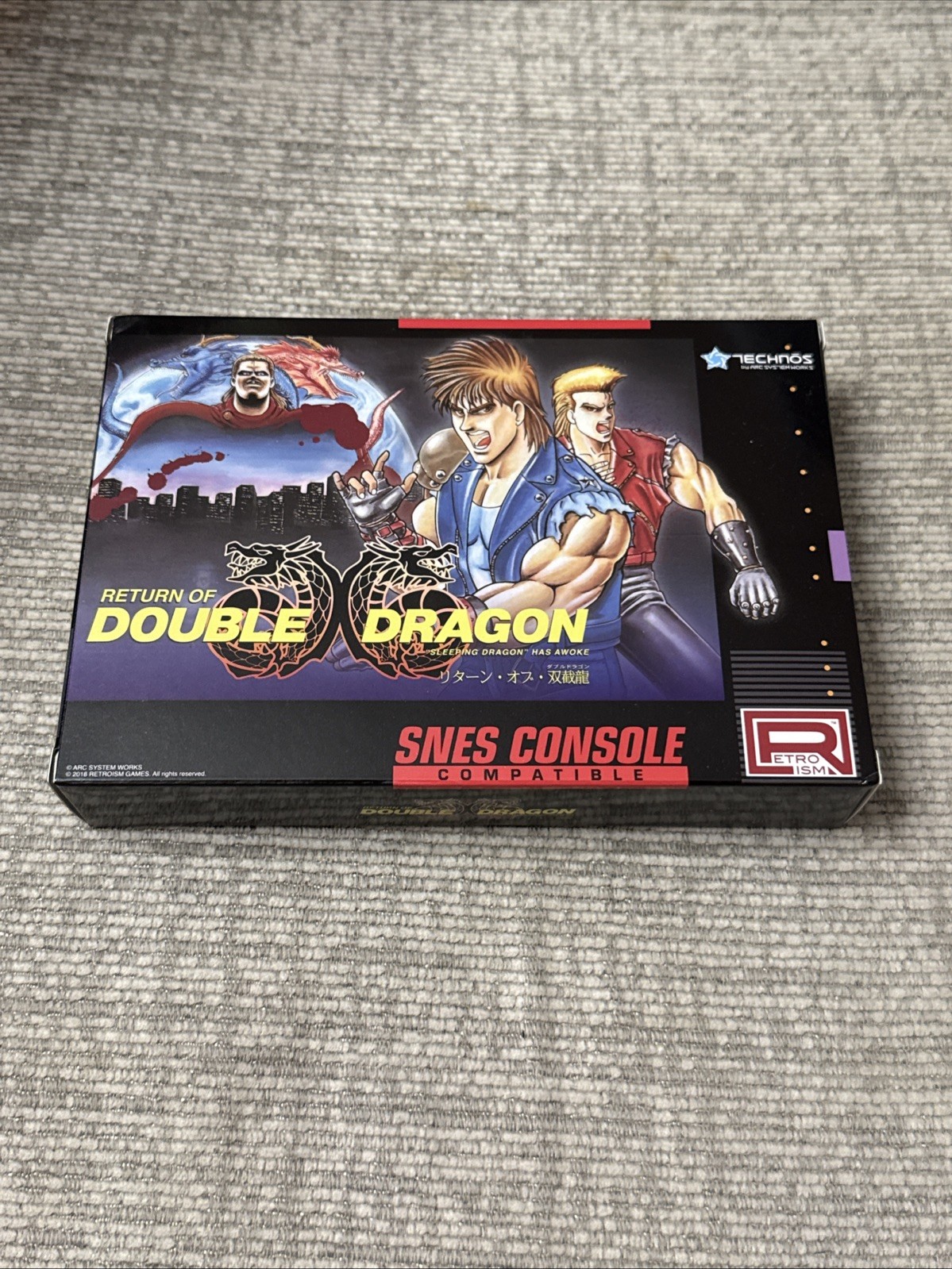 Return of Double Dragon SNES Super Nintendo Retroism 2018 Release Technos US