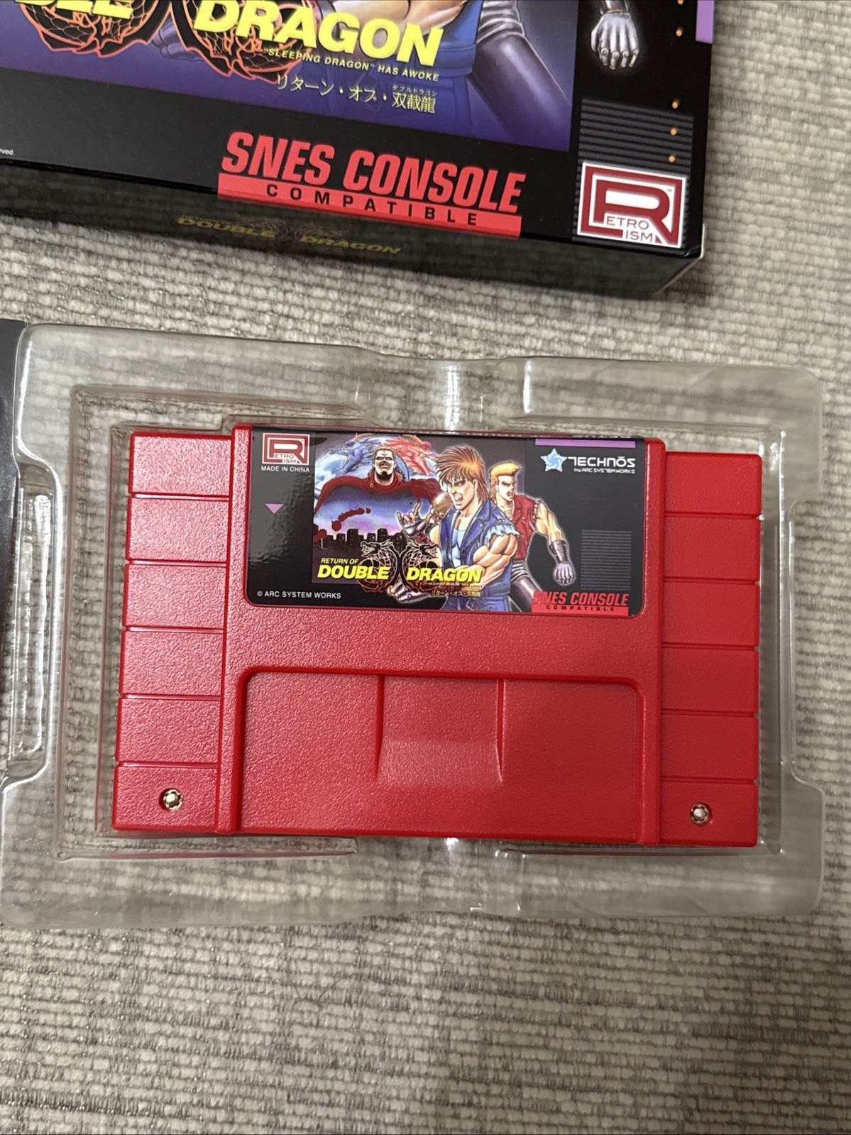 Return of Double Dragon SNES Super Nintendo Retroism 2018 Release Technos US