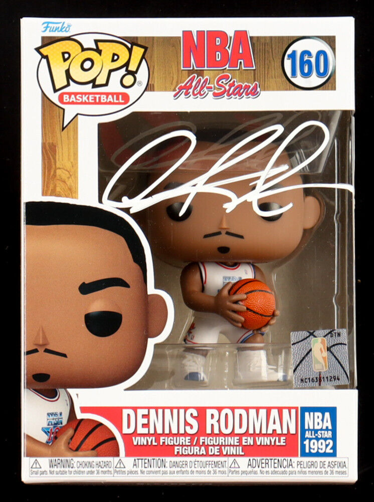 Dennis Rodman Signed Auto Funko Pop #160 NBA All-Stars Beckett Witness COA