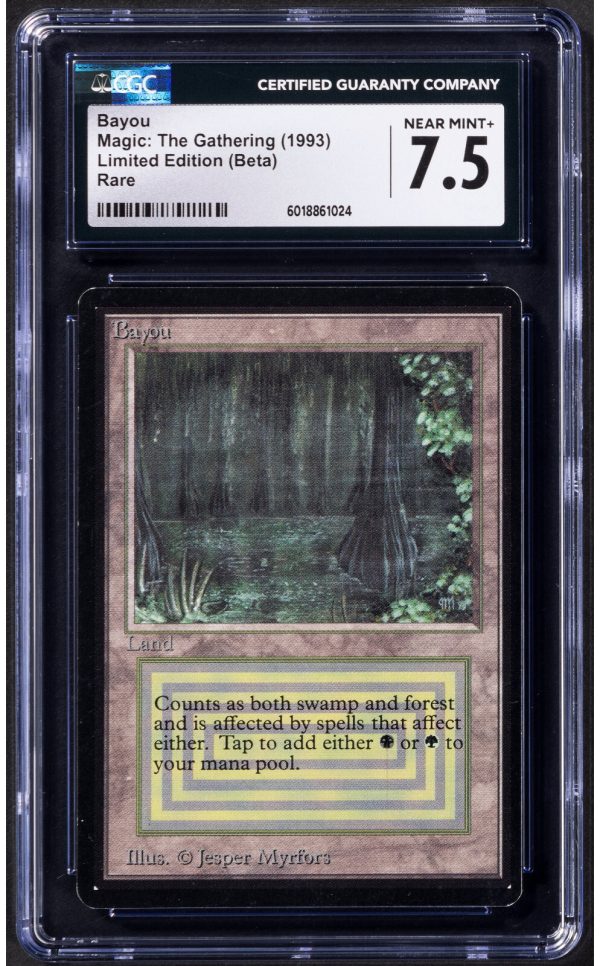 Magic: The Gathering Bayou Limited Edition (Beta) CGC 7.5 NM+
