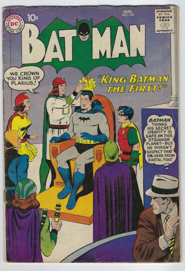 1959 DC Batman #125 Comic Book good