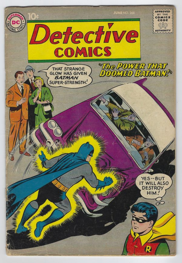 DETECTIVE COMICS #268 4.5 // CURT SWAN COVER ART DC COMICS 1959